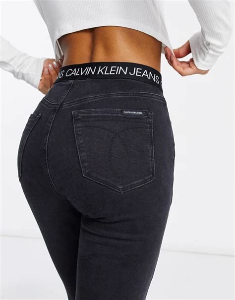 calvin klein damen jean hose